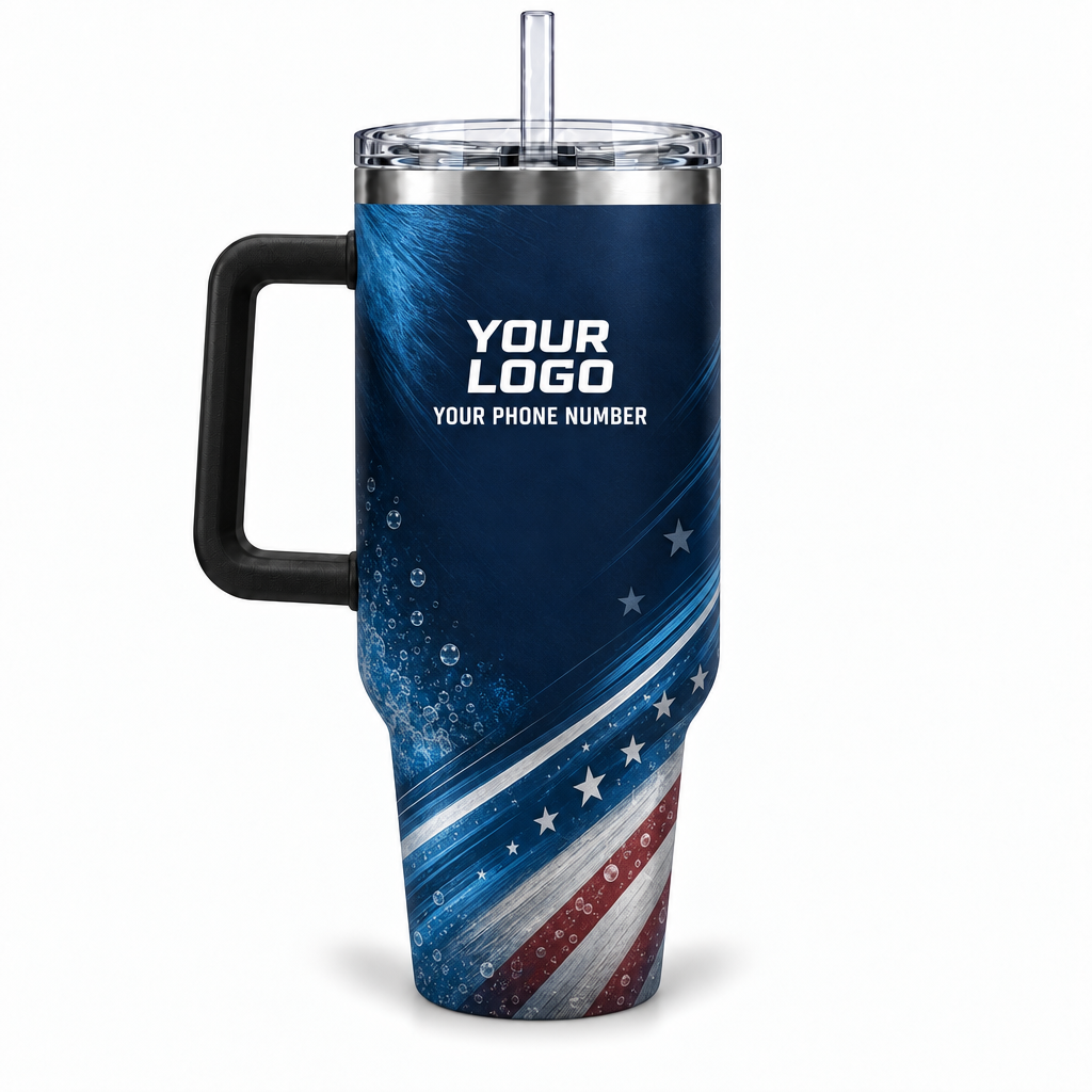 PGN011 personalized tumbler 40oz back product mockup