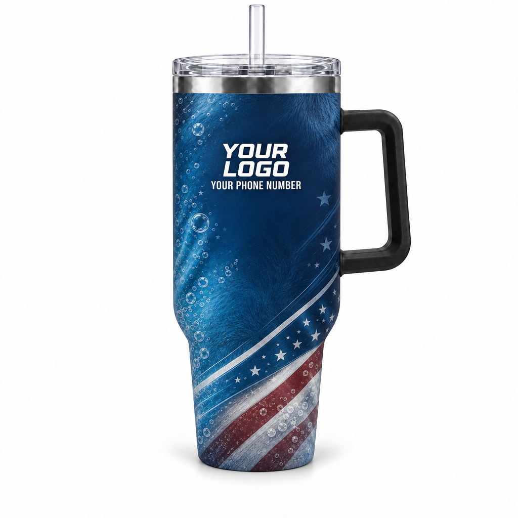PGN011 personalized tumbler 40oz front product mockup