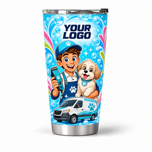 PGN012 personalized tumbler 20oz front product mockup