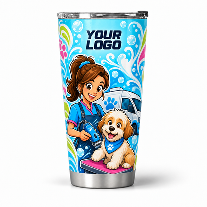 PGN013 personalized tumbler 20oz front product mockup