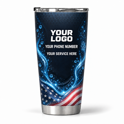 PGN014 personalized tumbler 20oz back product mockup