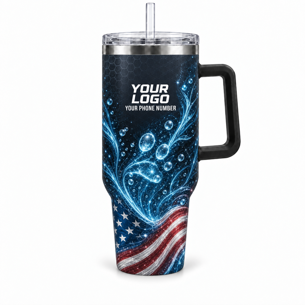 PGN014 personalized tumbler 40oz front product mockup