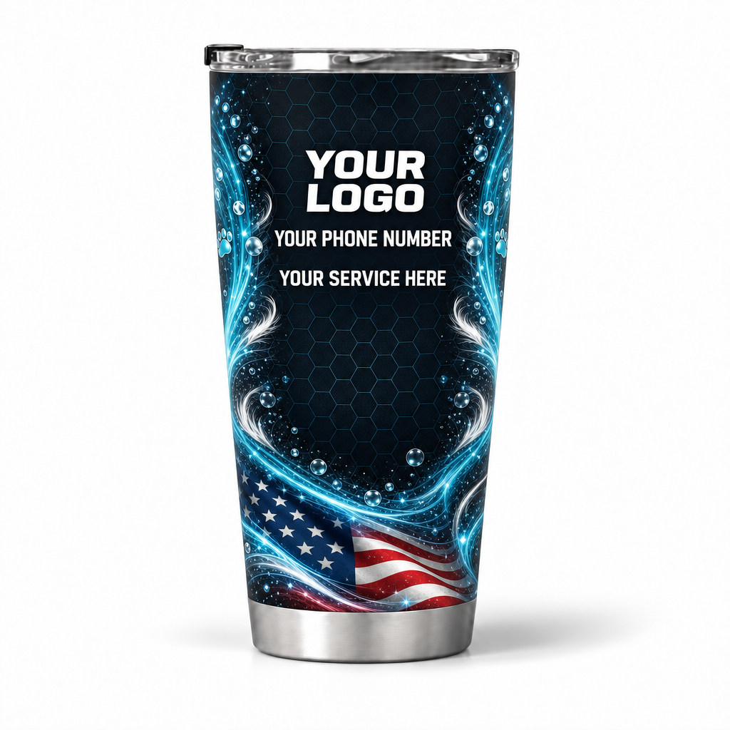 PGN015 personalized tumbler 20oz back product mockup
