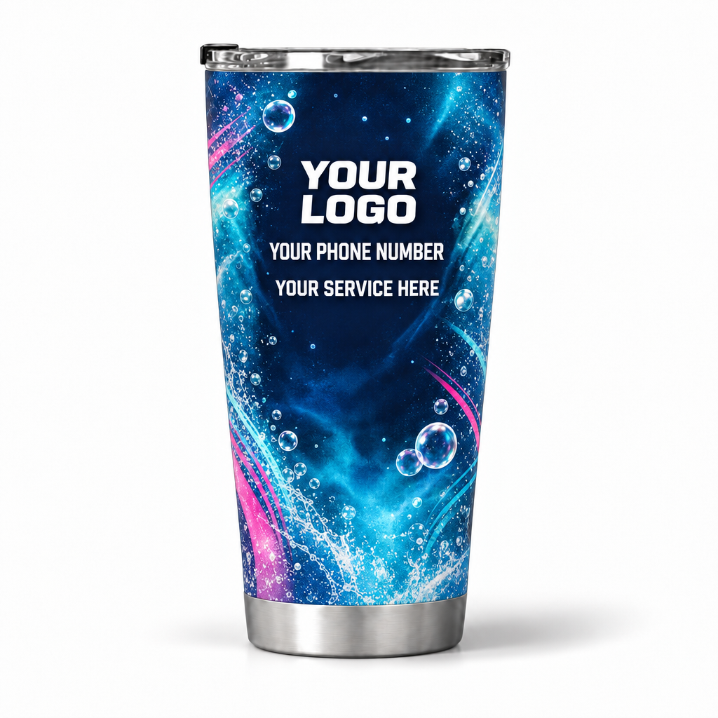 PGN017 personalized tumbler 20oz back product mockup