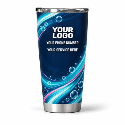 PGN018 personalized tumbler 20oz back product mockup