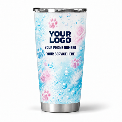 PGN021 personalized tumbler 20oz back product mockup
