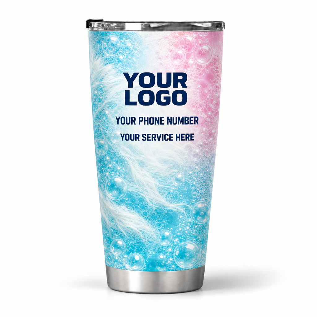 PGN022 personalized tumbler 20oz back product mockup