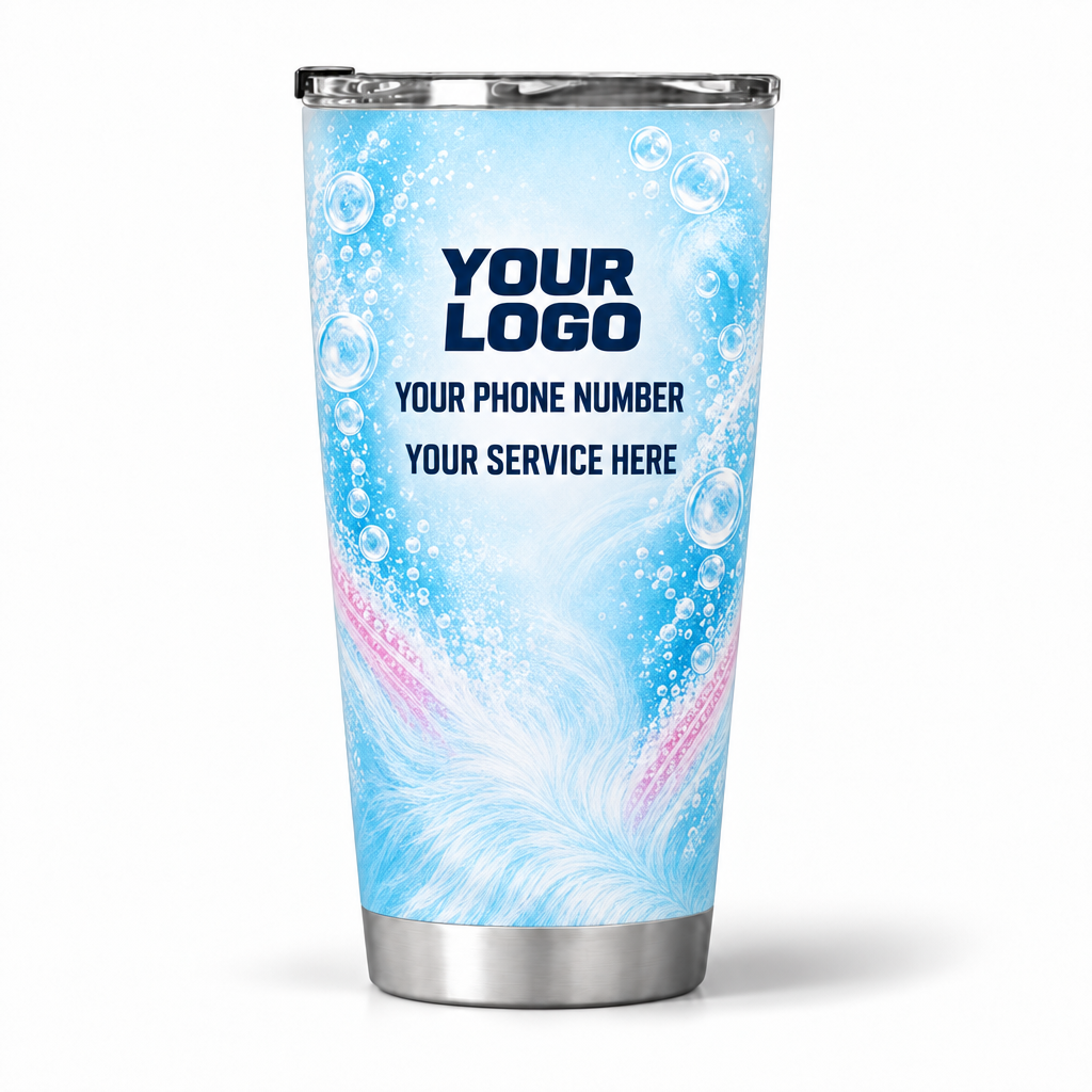 PGN023 personalized tumbler 20oz back product mockup