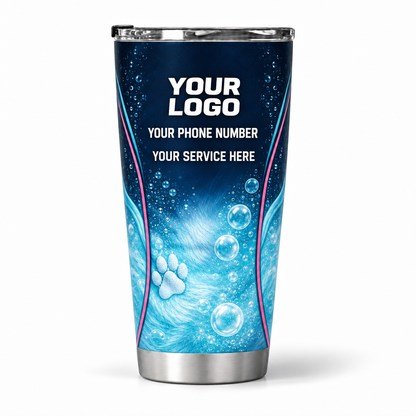 PGN025 personalized tumbler 20oz back product mockup