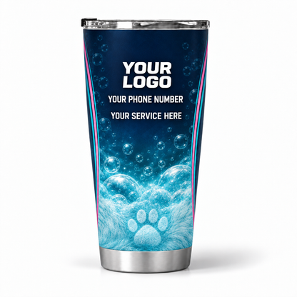 PGN028 personalized tumbler 20oz back product mockup