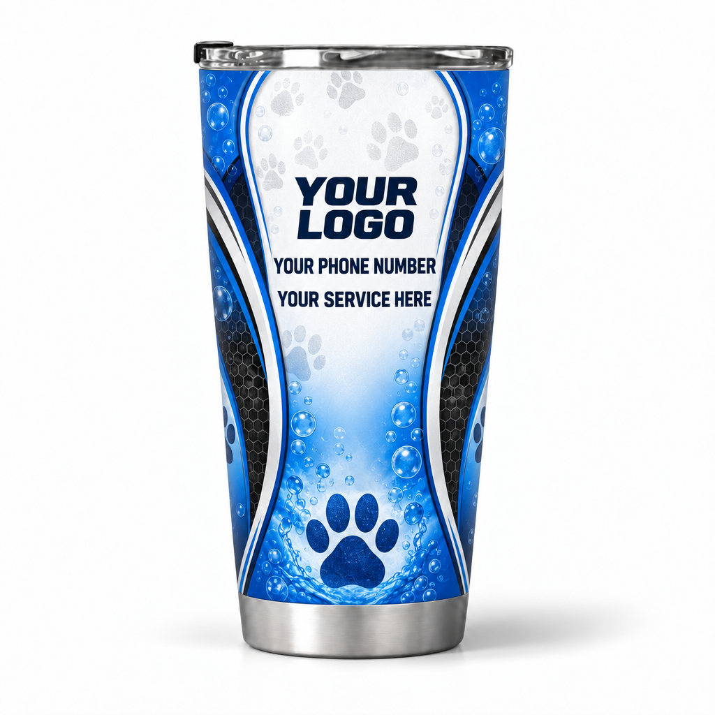 PGN030 personalized tumbler 20oz back product mockup