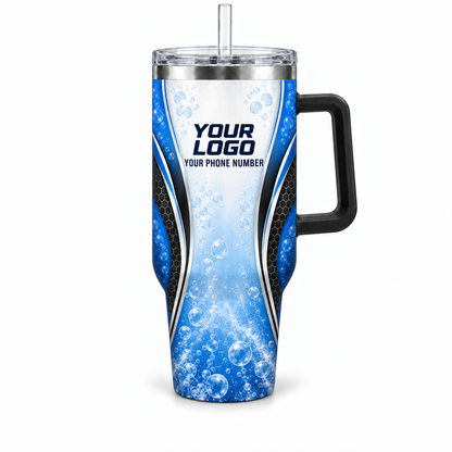 PGN030 personalized tumbler 40oz front product mockup