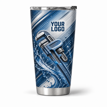 PLN001 personalized tumbler 20oz front product mockup