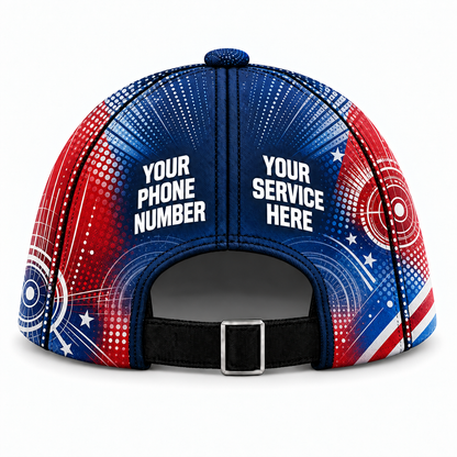 PLN002 personalized cap back product mockup