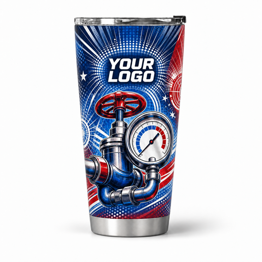 PLN002 personalized tumbler 20oz front product mockup