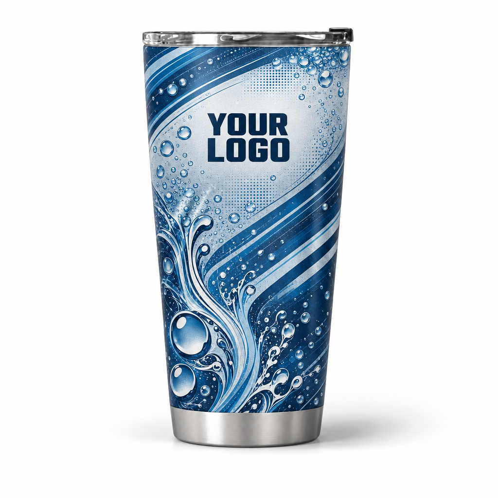 PLN004 personalized tumbler 20oz front product mockup