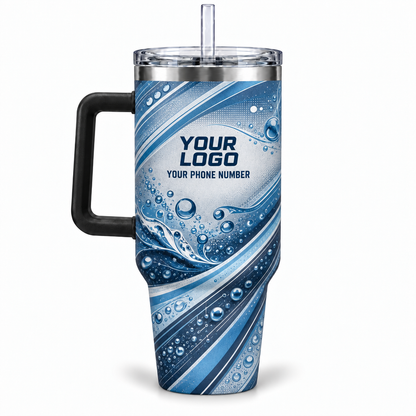 PLN004 personalized tumbler 40oz back product mockup