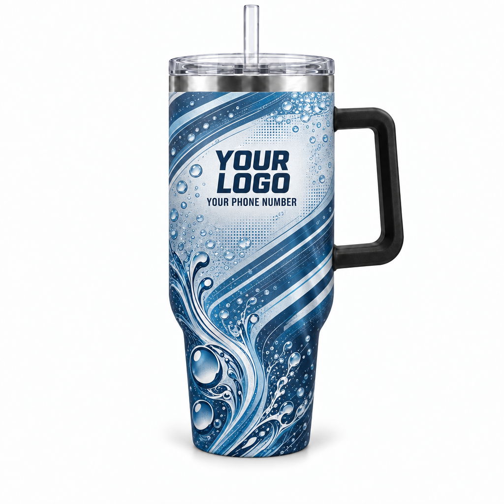 PLN004 personalized tumbler 40oz front product mockup