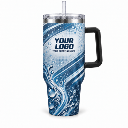 PLN004 personalized tumbler 40oz front product mockup