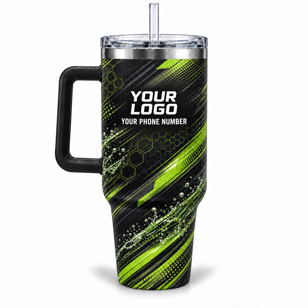 PLN005 personalized tumbler 40oz back product mockup