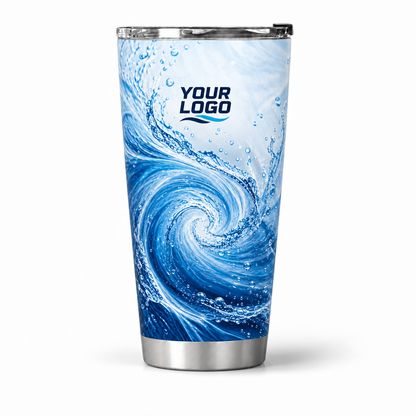 PLN008 personalized tumbler 20oz front product mockup