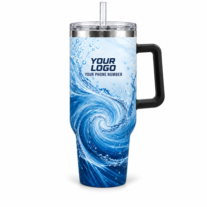 PLN008 personalized tumbler 40oz front product mockup