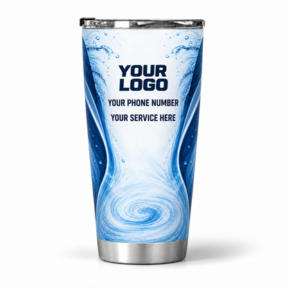 PLN010 personalized tumbler 20oz back product mockup