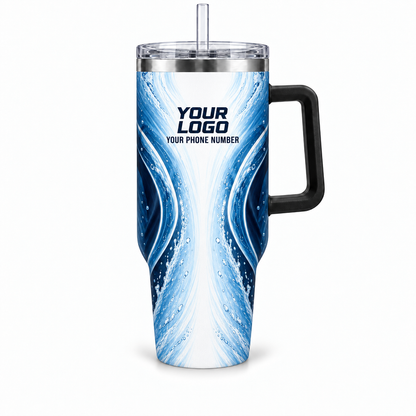 PLN010 personalized tumbler 40oz front product mockup