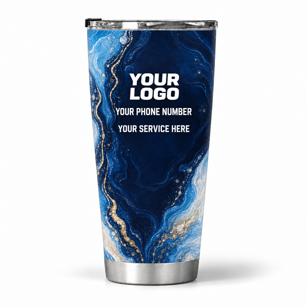PLN011 personalized tumbler 20oz back product mockup