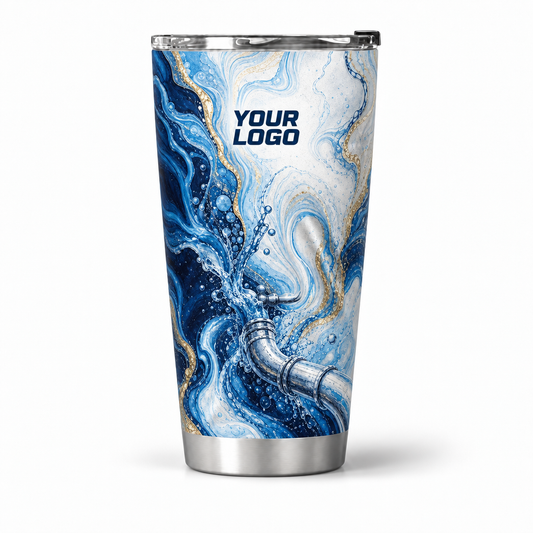 PLN011 personalized tumbler 20oz front product mockup