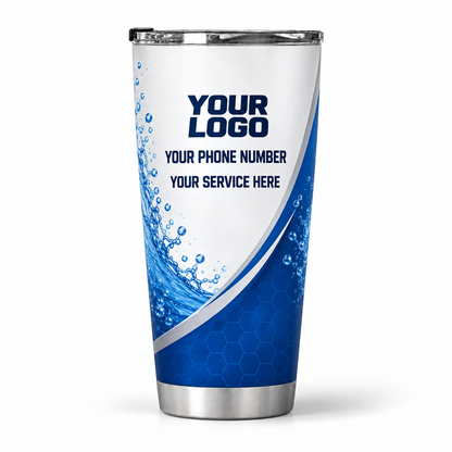 PLN012 personalized tumbler 20oz back product mockup