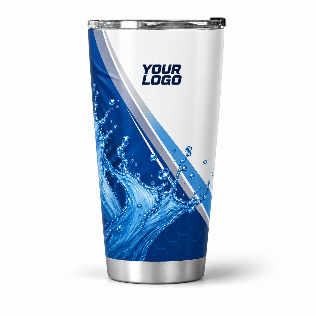 PLN012 personalized tumbler 20oz front product mockup
