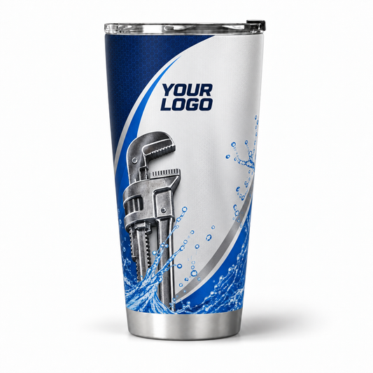 PLN013 personalized tumbler 20oz front product mockup
