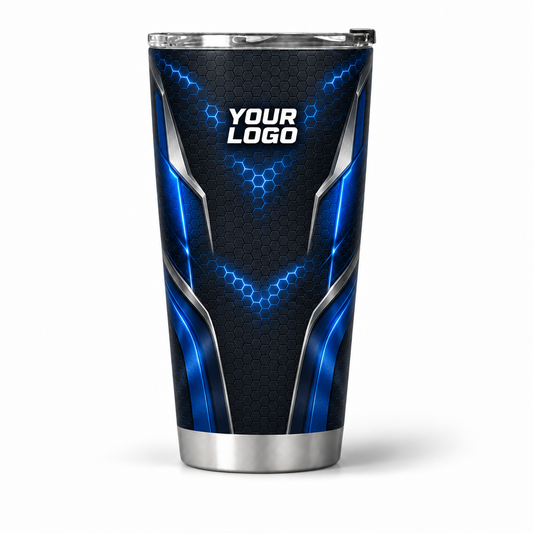PLN014 personalized tumbler 20oz front product mockup