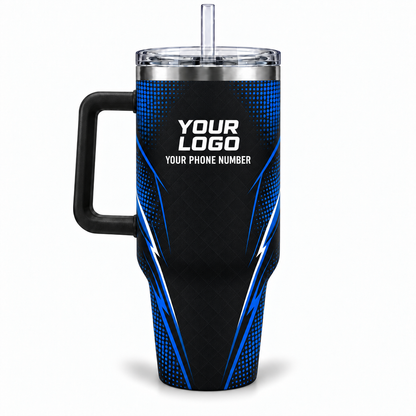 PLN015 personalized tumbler 40oz back product mockup