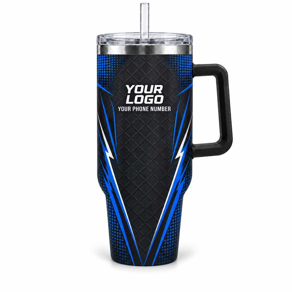 PLN015 personalized tumbler 40oz front product mockup