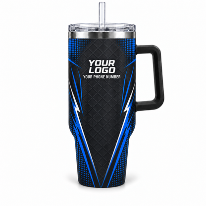 PLN015 personalized tumbler 40oz front product mockup