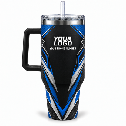 PLN016 personalized tumbler 40oz back product mockup