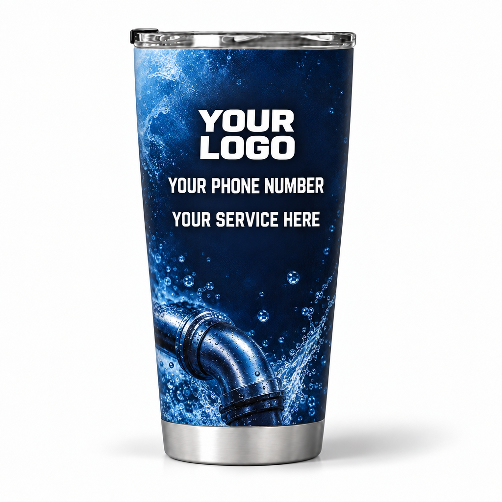 PLN017 personalized tumbler 20oz back product mockup