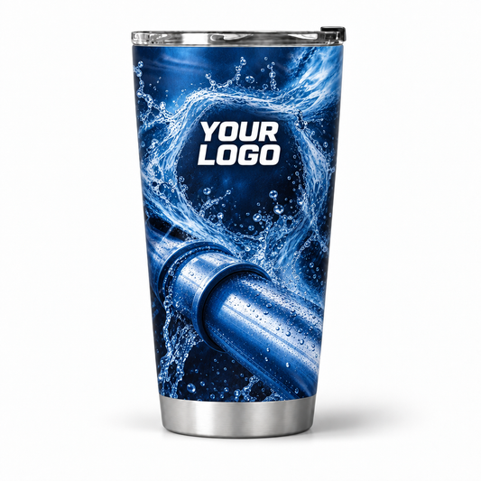 PLN017 personalized tumbler 20oz front product mockup