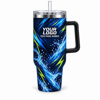 PLN020 personalized tumbler 40oz front product mockup