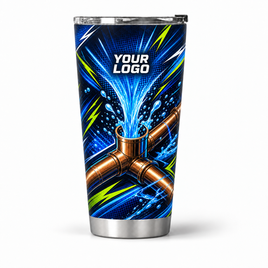 PLN021 personalized tumbler 20oz front product mockup
