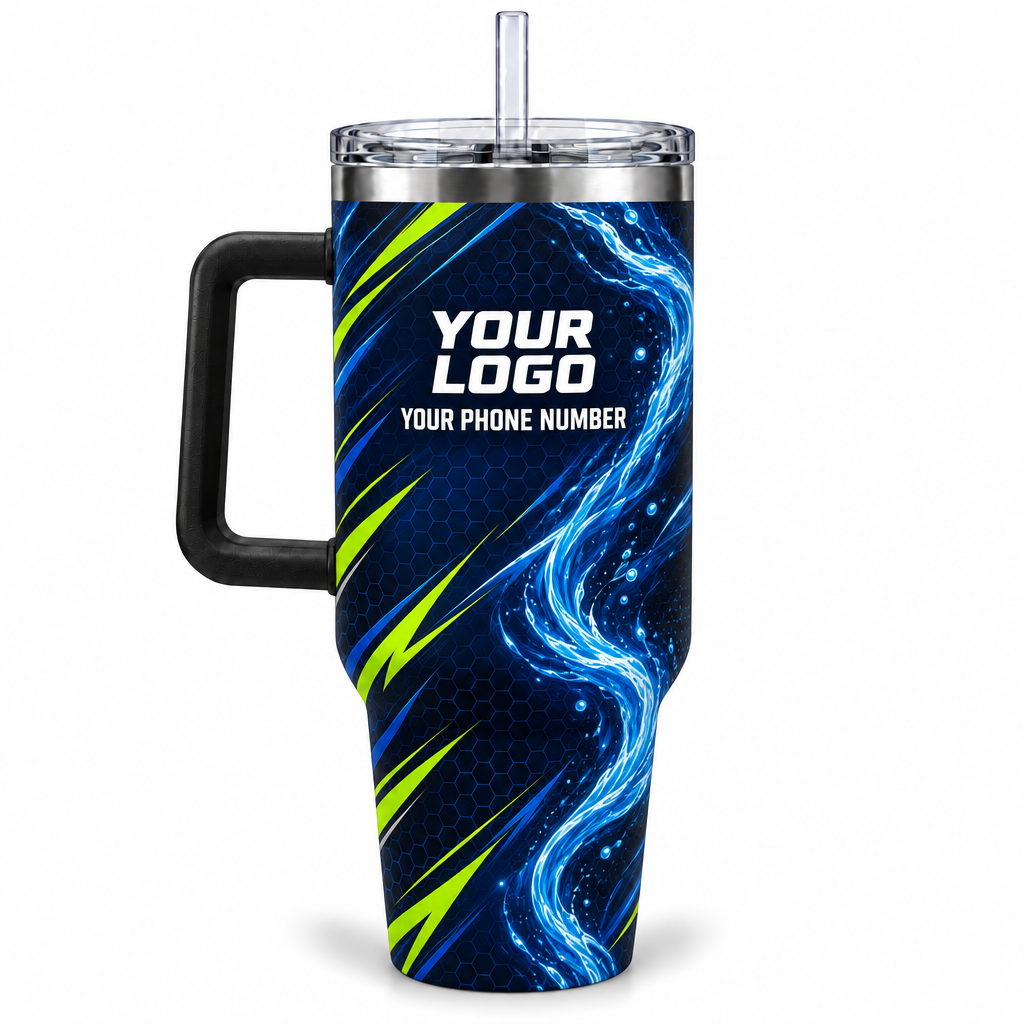 PLN021 personalized tumbler 40oz back product mockup