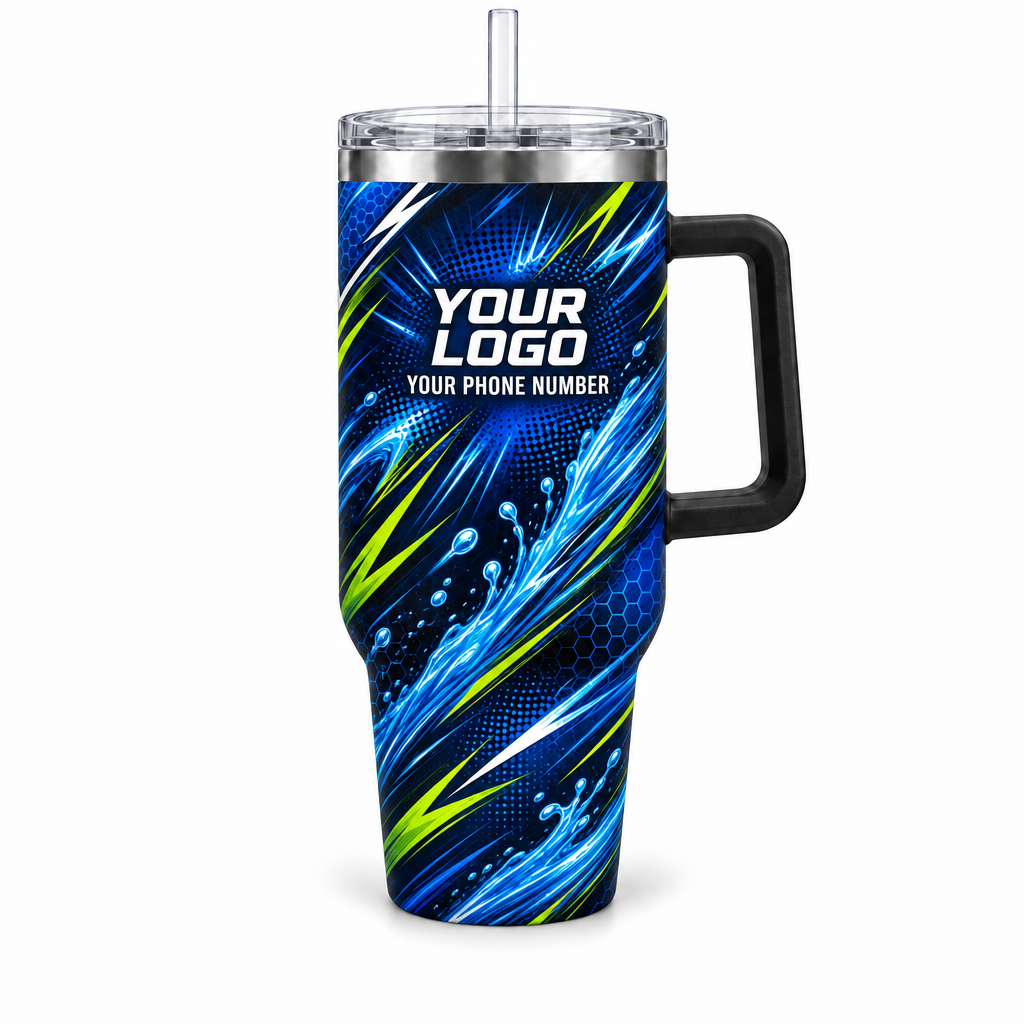 PLN021 personalized tumbler 40oz front product mockup