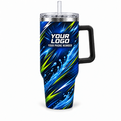 PLN021 personalized tumbler 40oz front product mockup