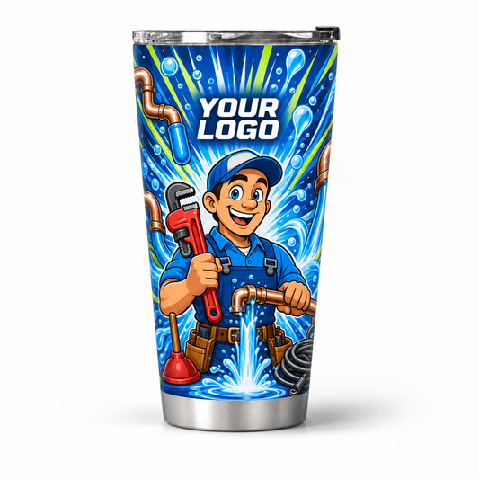 PLN022 personalized tumbler 20oz front product mockup