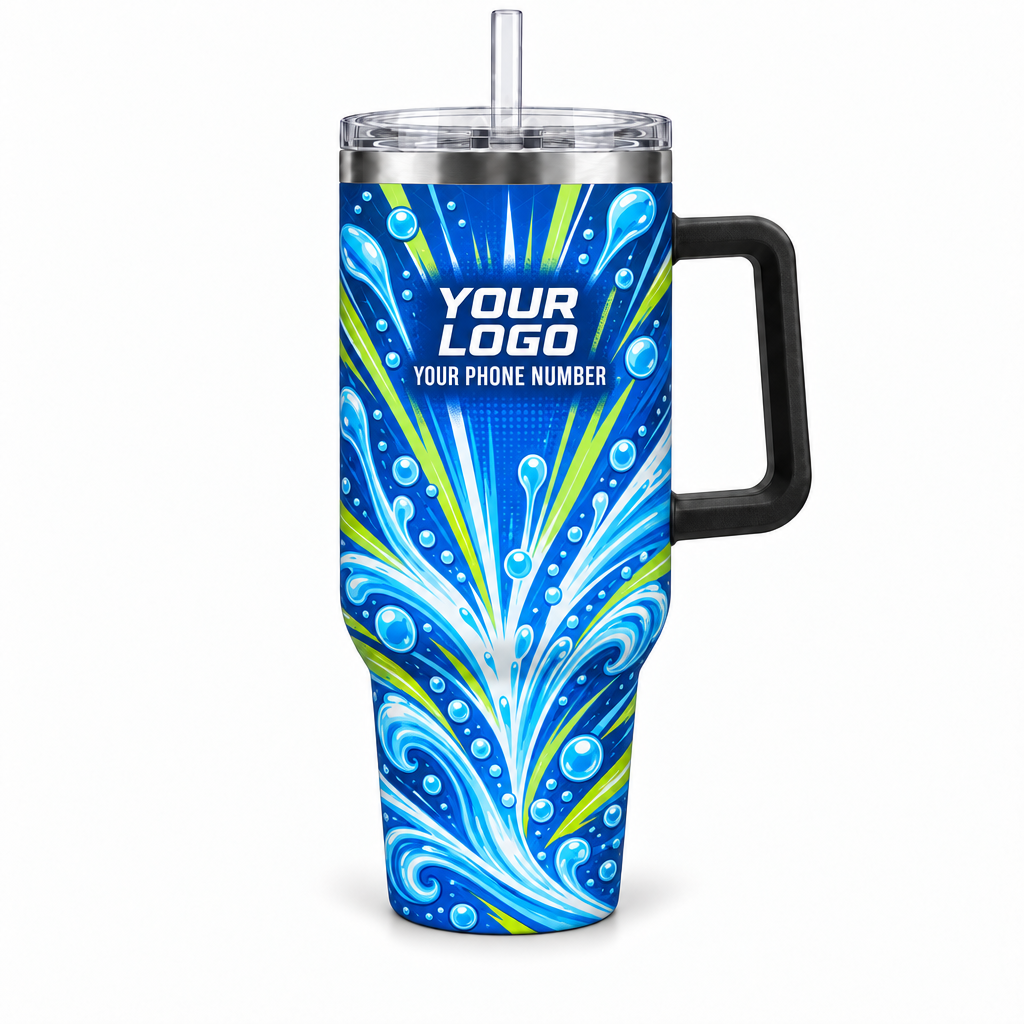 PLN022 personalized tumbler 40oz front product mockup