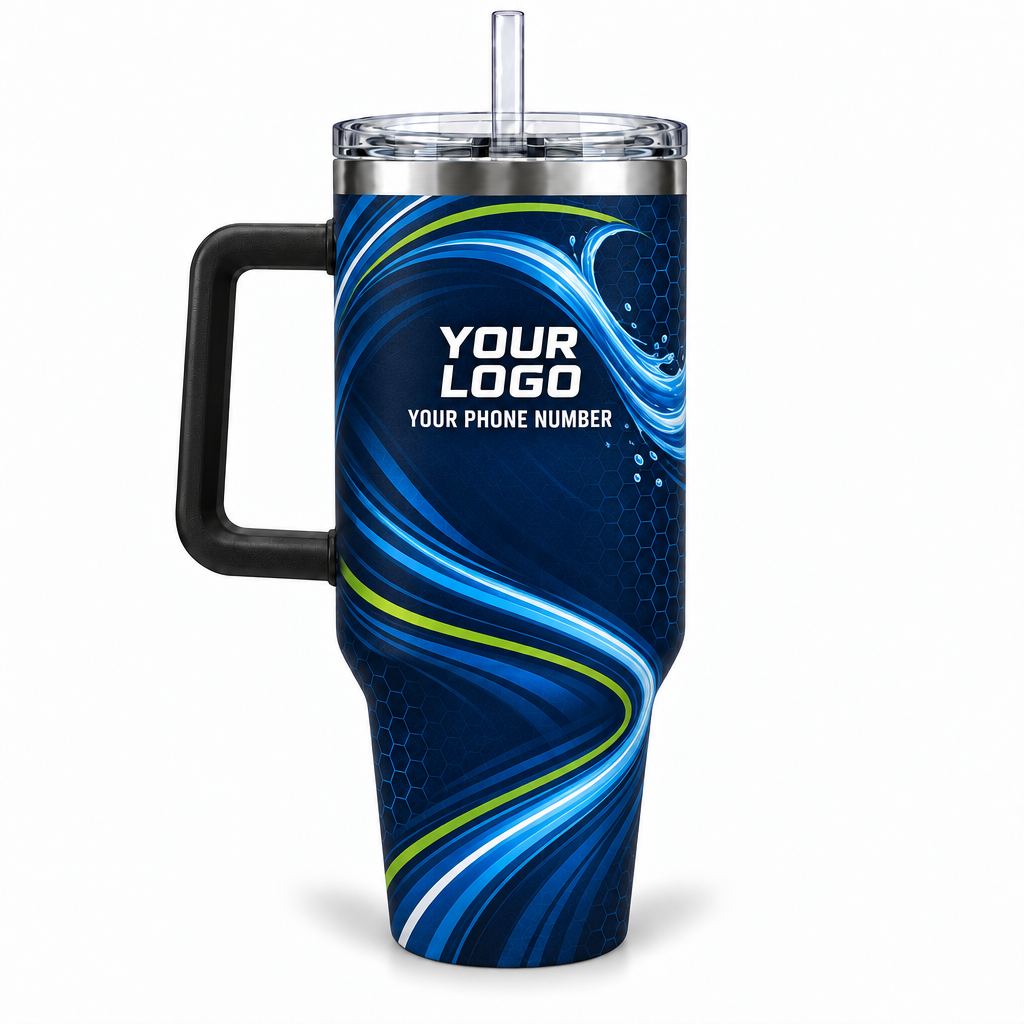 PLN024 personalized tumbler 40oz back product mockup