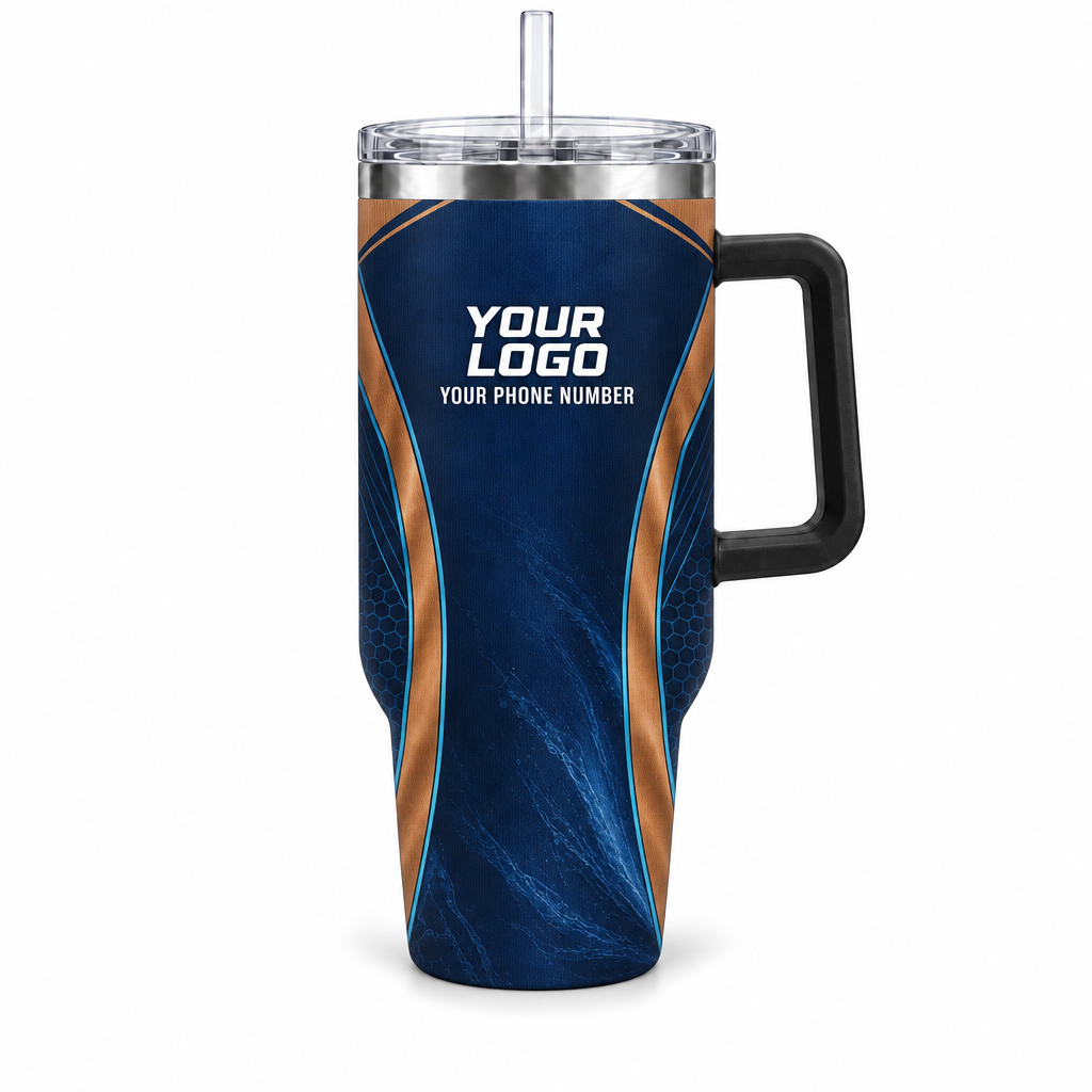 PLN026 personalized tumbler 40oz front product mockup