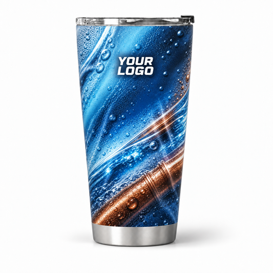 PLN027 personalized tumbler 20oz front product mockup